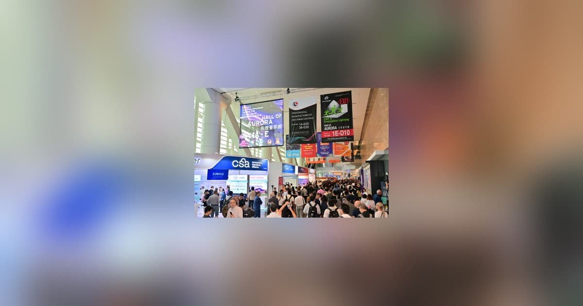 Hongkongs Zwillings-Lichtmessen rücken intelligente, nachhaltige Lichtlösungen in den Fokus