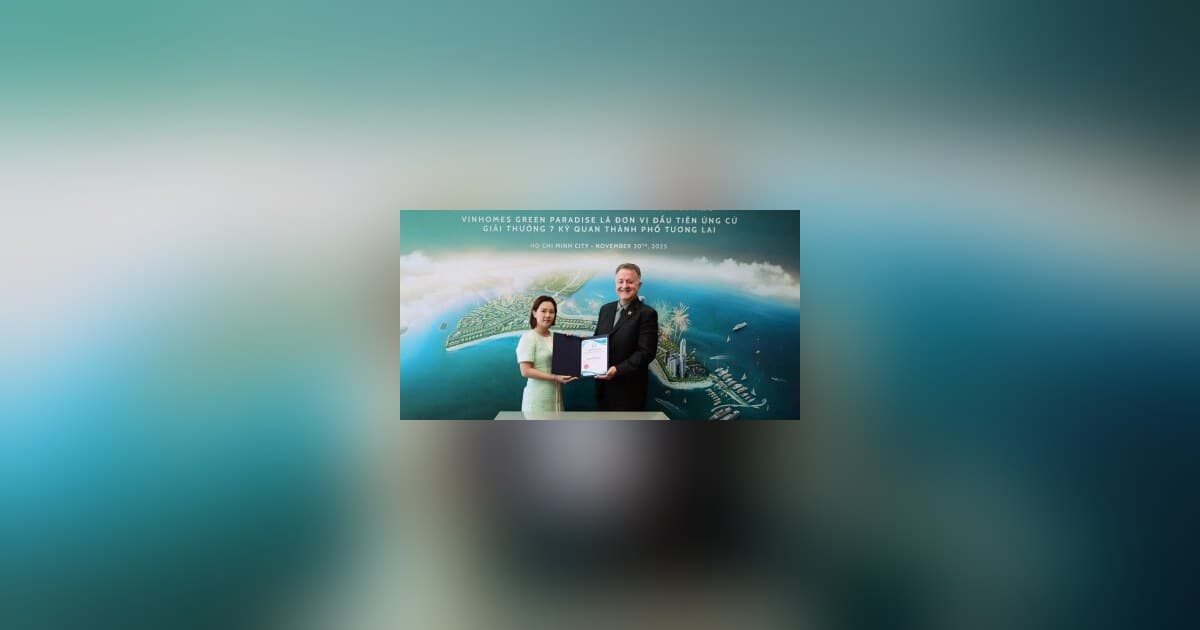 Vinhomes Green Paradise als erster offizieller Teilnehmer der New7Wonders-Kampagne '7 Wonders of Future Cities' benannt