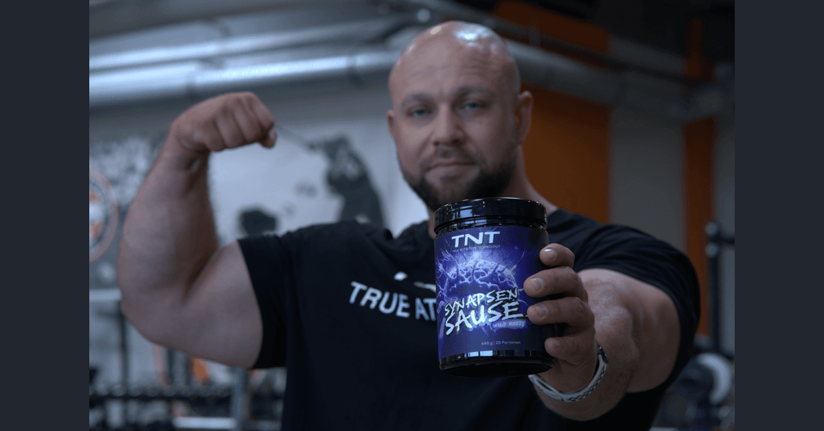 TNT betont Synapsensauce als fortschrittliche Pre-Workout-Formel für anhaltende sportliche Leistung