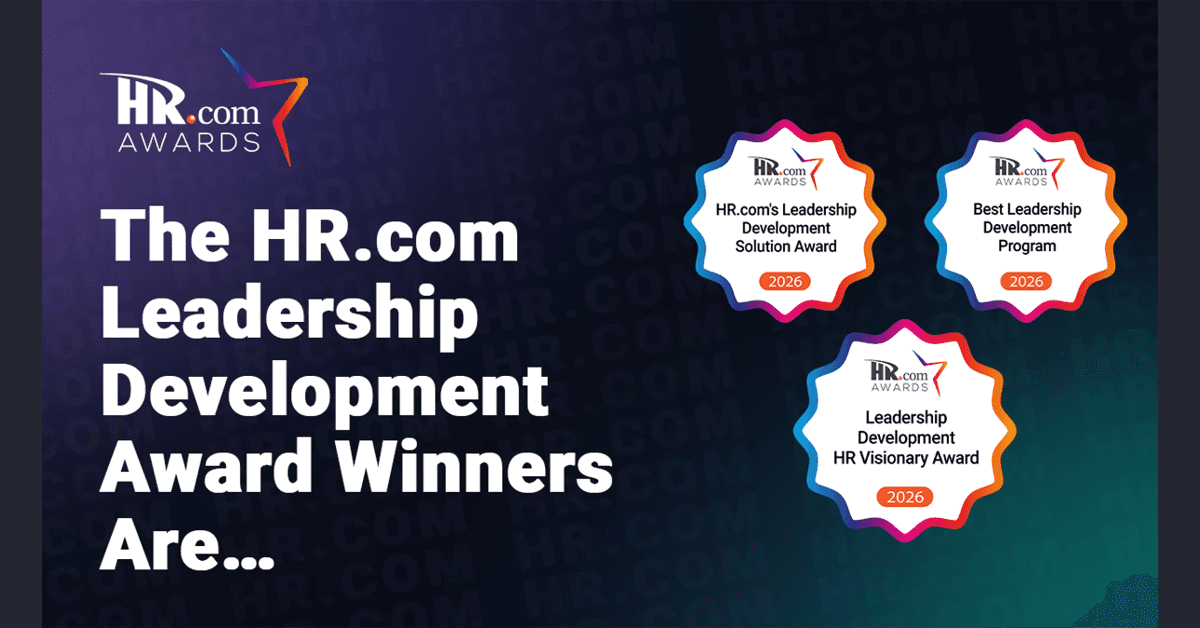 HR.com verkündet die Gewinner der Leadership Development Awards 2026 und würdigt innovative Programme zur Mitarbeiterentwicklung
