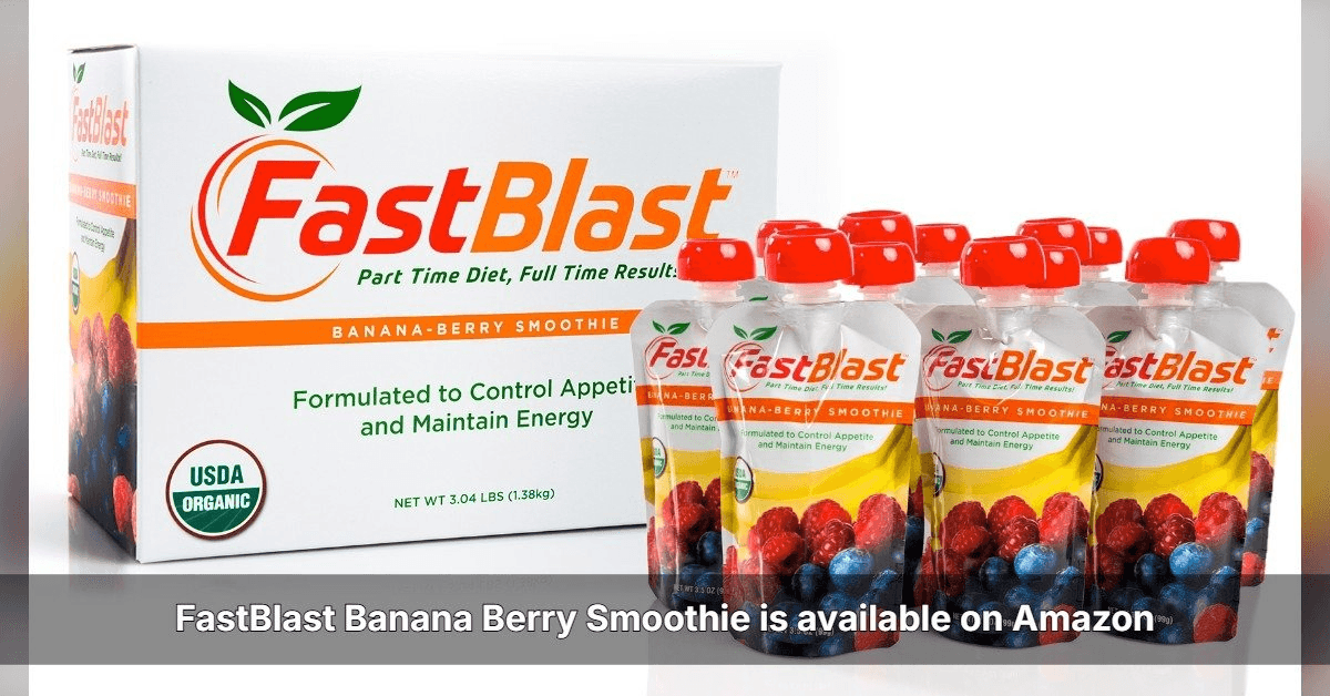 FastBlast Smoothie erweitert US-Vertrieb durch Amazon-Partnerschaft