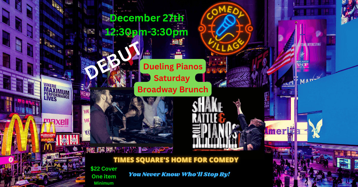 Comedy Village startet Dueling-Pianos-Show im Broadway-Theaterdistrikt