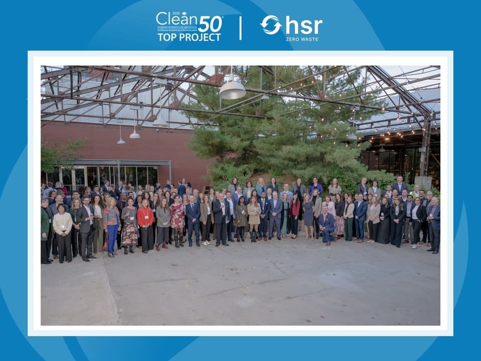 HSR Zero Waste gewinnt Kanadas Clean50 2026 Top Project Award für Null-Abfall-Transformation von Kongresszentren