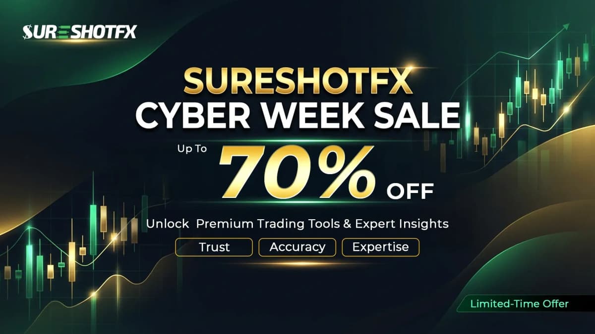 SureShotFX startet Cyber Week mit bis zu 70 % Rabatt auf VIP-Tradingsignale