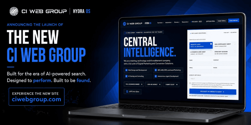 CI Web Group startet ciwebgroup.com neu für das KI-gestützte Suchzeitalter