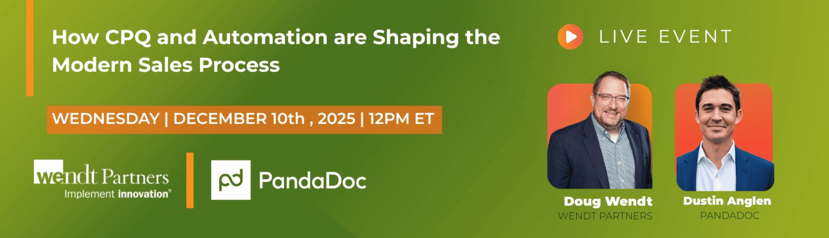 Wendt Partners und PandaDoc veranstalten Live-Web-Event zu CRM- und CPQ-Integrationsstrategien