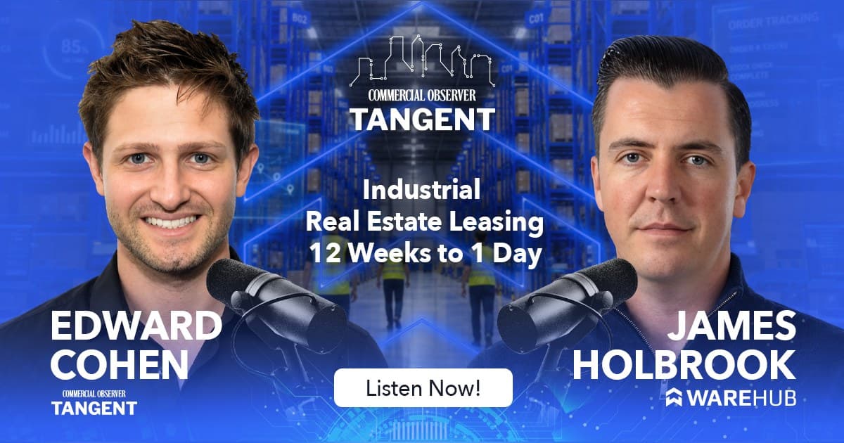 Warehub-Gründer hebt digitale Leasing-Plattform im Commercial Observer Podcast hervor