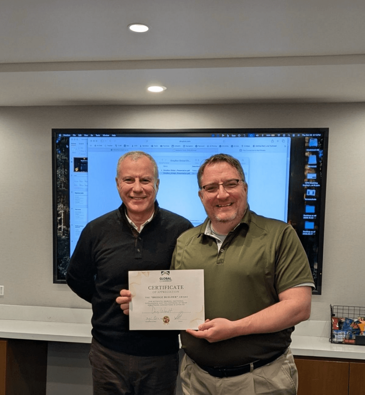 Wendt Partners Chief Growth Officer erhält Bridge Builder Award für globales Engagement