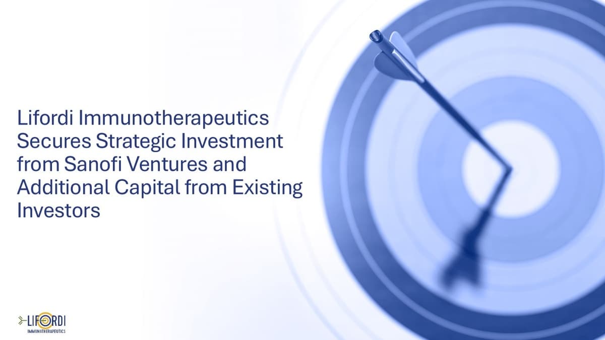 Lifordi Immunotherapeutics sichert sich 112 Millionen US-Dollar Investition zur Weiterentwicklung der Behandlung von Autoimmunerkrankungen