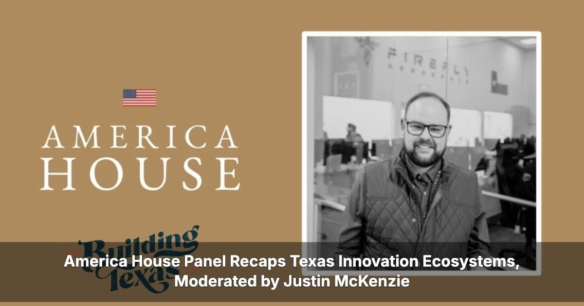 Texanische Innovationsökosysteme zeigen bei America-House-Podiumsdiskussion ihre kooperative Stärke