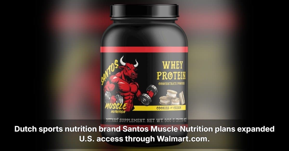 Santos Muscle Nutrition kündigt US-Expansion über Walmart.com an