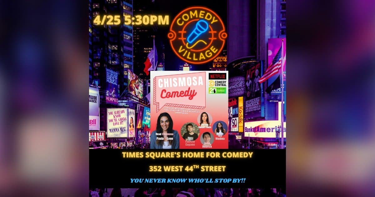 Paula J. Leon bringt 'Chismosa Comedy' ins Comedy Village am Times Square
