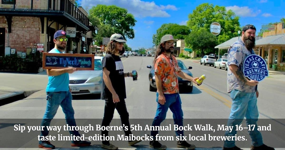 Boerne feiert die American Craft Beer Week mit dem 5. jährlichen Bock Walk und rückt lokale Brauereien und ihre Gemeinschaftswirkung ins Rampenlicht