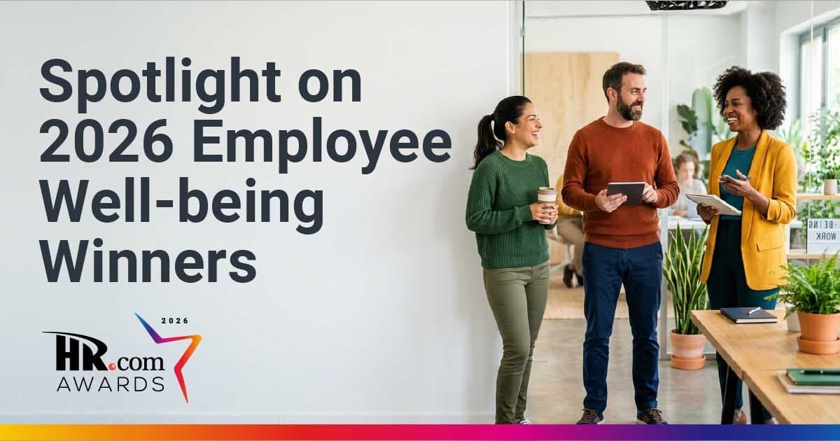 HR.com gibt die Gewinner der Employee Well-being Awards 2026 bekannt
