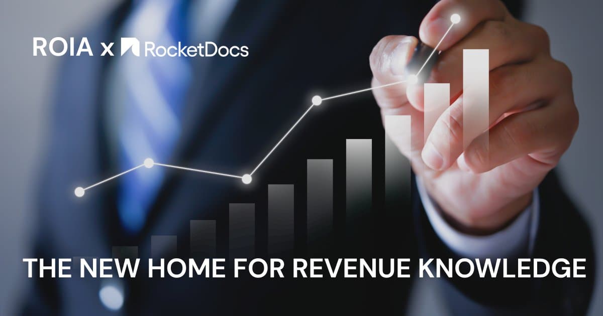RocketDocs tritt ROIA als Gründungsmitglied bei und unterstützt den neuen Revenue Operations Verband
