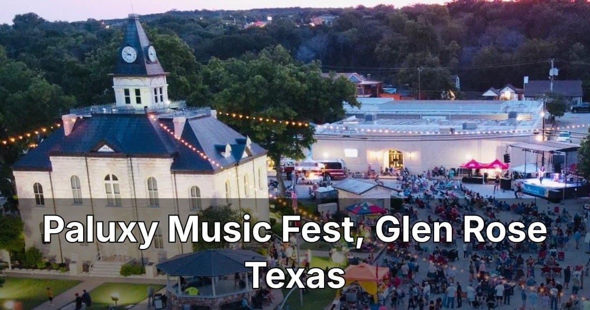 Paluxy Music Fest kehrt nach Glen Rose zurück mit kostenloser Livemusik am Memorial-Day-Wochenende