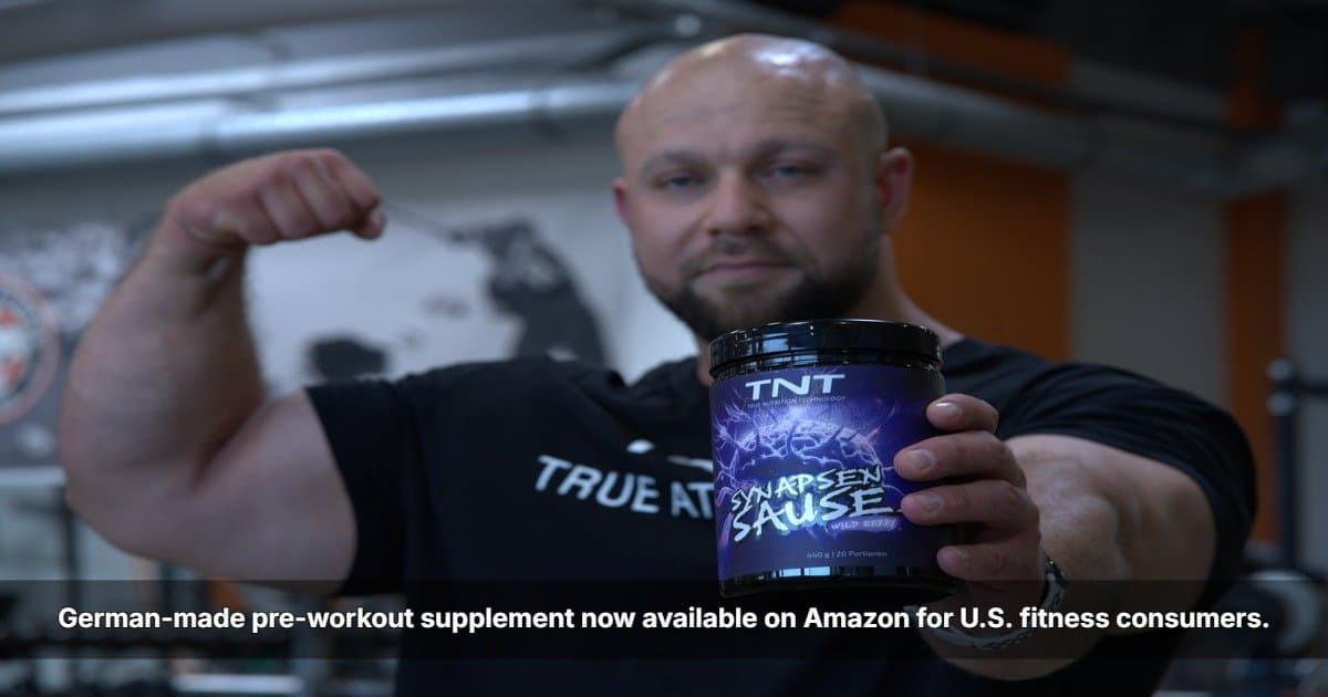 TNT hebt Synapsensause Pre-Workout für Energie, Fokus und Trainingsintensität hervor