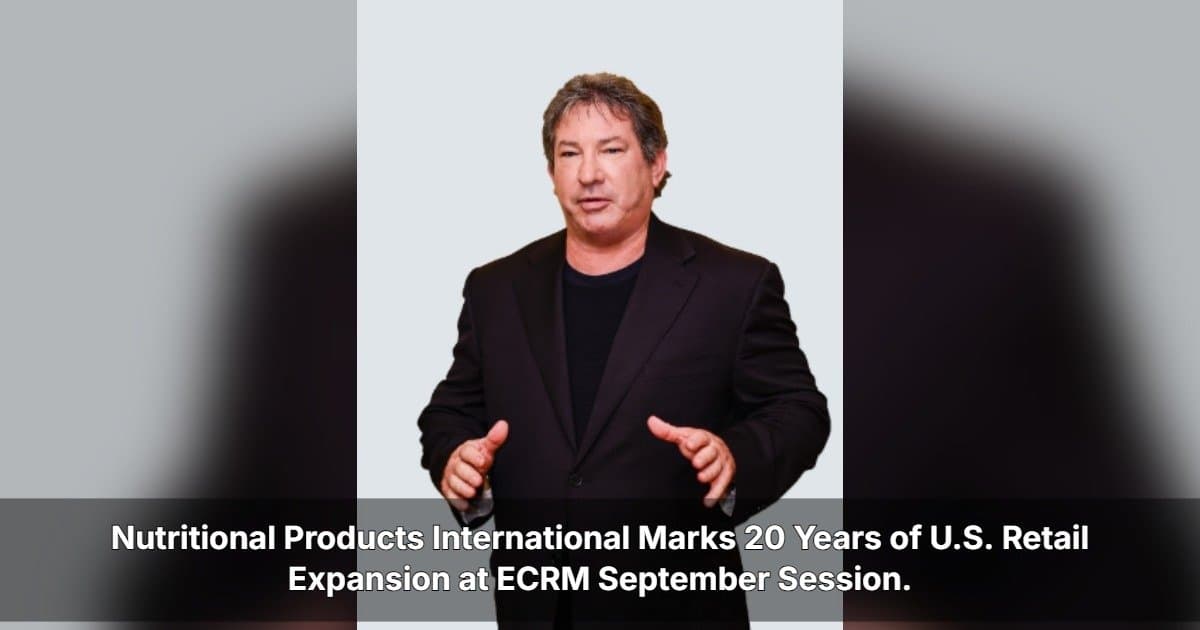 Nutritional Products International feiert 20 Jahre US-Einzelhandelsexpansion auf der ECRM-September-Tagung