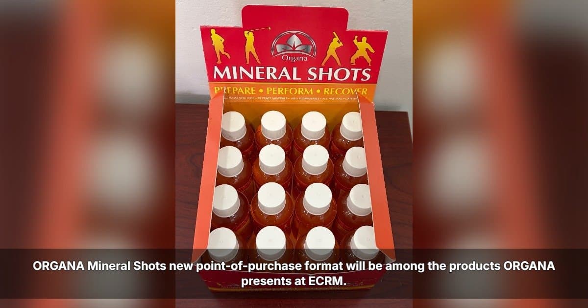 ORGANA International präsentiert neue Mineral Shots auf der ECRM-Session