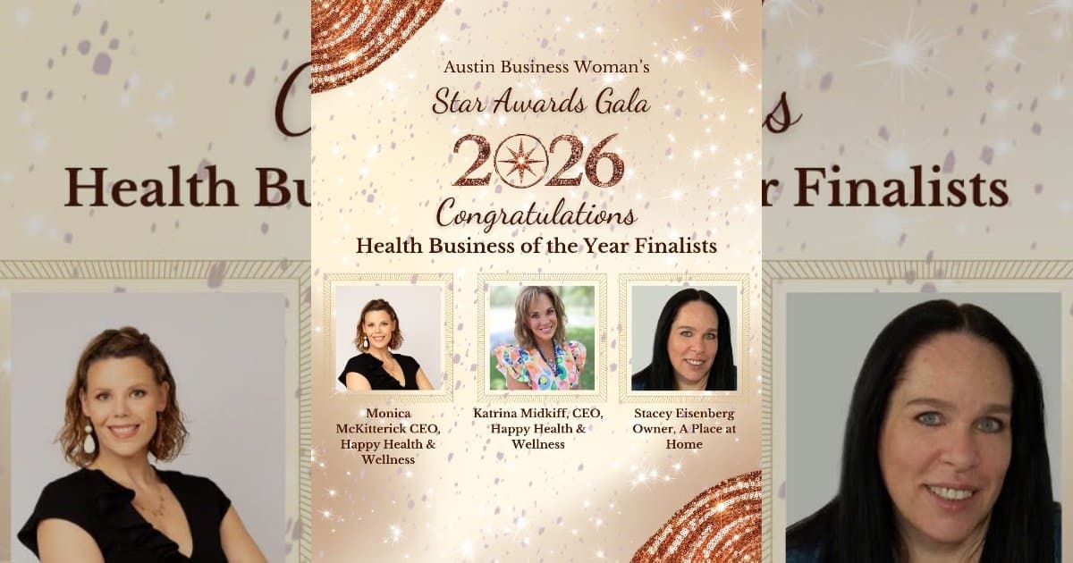 Stacey Eisenberg als Finalistin für die Auszeichnung „Health Business/Expert of the Year 2026“ der Austin Business Woman nominiert
