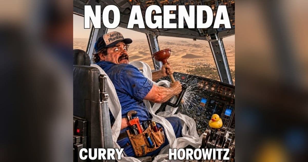 Andrew Horowitz als Gastmoderator bei No Agenda Episode 1908: Patriot Pellets, 'SI'-Rebranding und ein FlyDubai-Rätsel