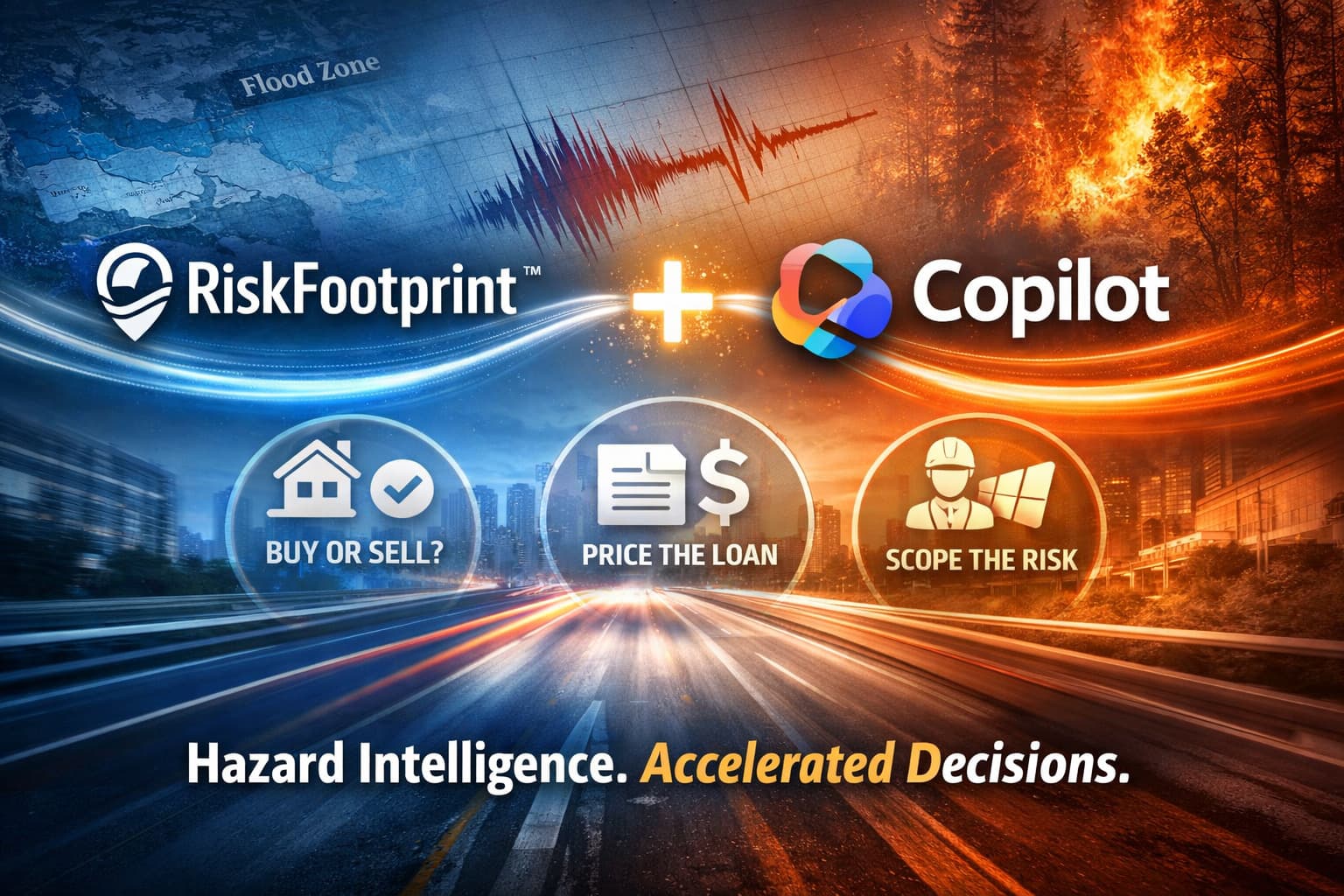 RiskFootprint und Microsoft Copilot bringen KI-Gefahrenzusammenfassungs-Engine für Immobilien- und Kreditfachleute auf den Markt
