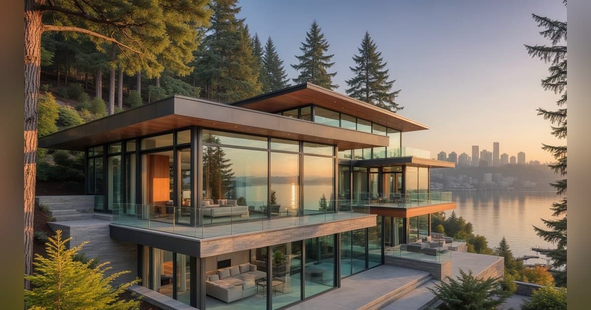 Seattles Luxusimmobilienmarkt spaltet sich, während außergewöhnliche Häuser die Abkühlung trotzen