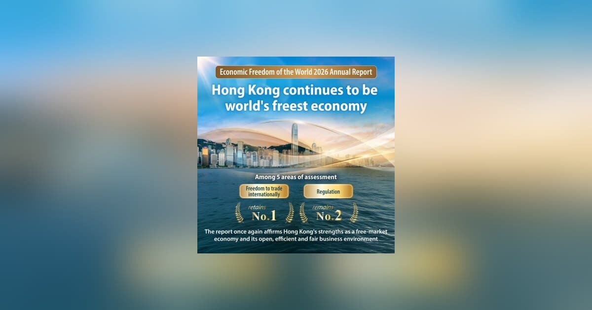 Hongkong bleibt laut Fraser-Institut-Bericht die freieste Wirtschaft der Welt