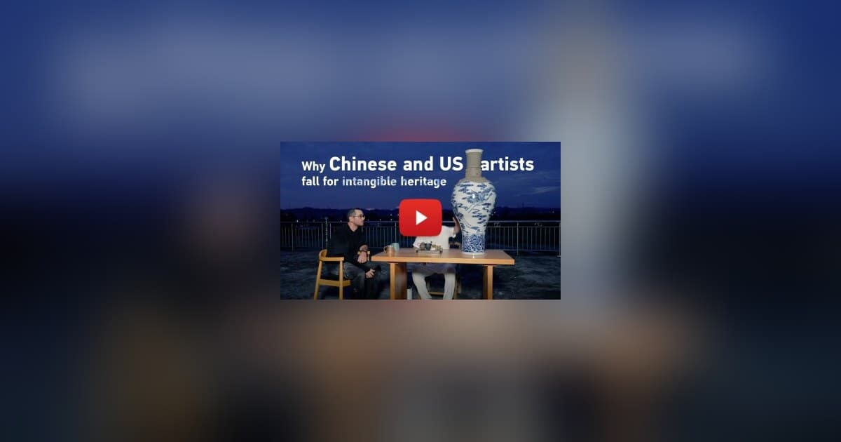 Amerikanischer Künstler verbindet 3D-Druck mit traditionellem chinesischem Porzellan in Jingdezhen