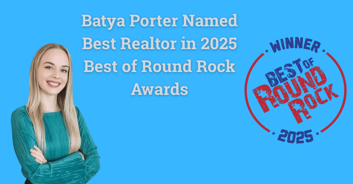 Batya Porter als beste Immobilienmaklerin bei den Best of Round Rock Community Awards 2025 ausgezeichnet