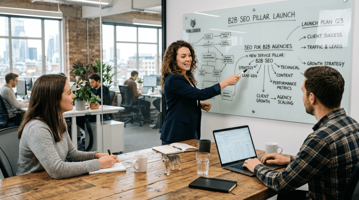 Howl Louder Marketing führt Generative Engine Optimization Service für KI-Suchbarkeit im B2B-Bereich ein