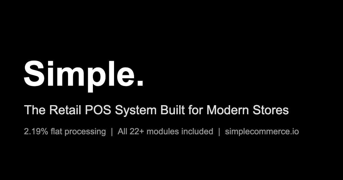 Simple startet All-in-One-Retail-POS mit Festpreis und ohne Transaktionsgebühren