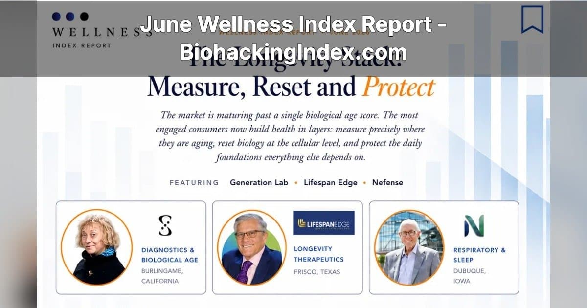 Wellness-Index-Bericht zeigt Wandel von Langlebigkeit zu Lebensqualität
