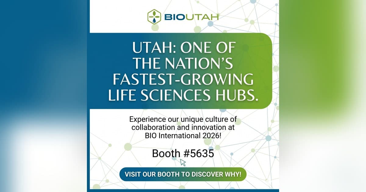 Utah präsentiert sich auf der BIO International Convention mit einem Pavillon, der von BioUtah und Partnern gemeinsam ausgerichtet wird
