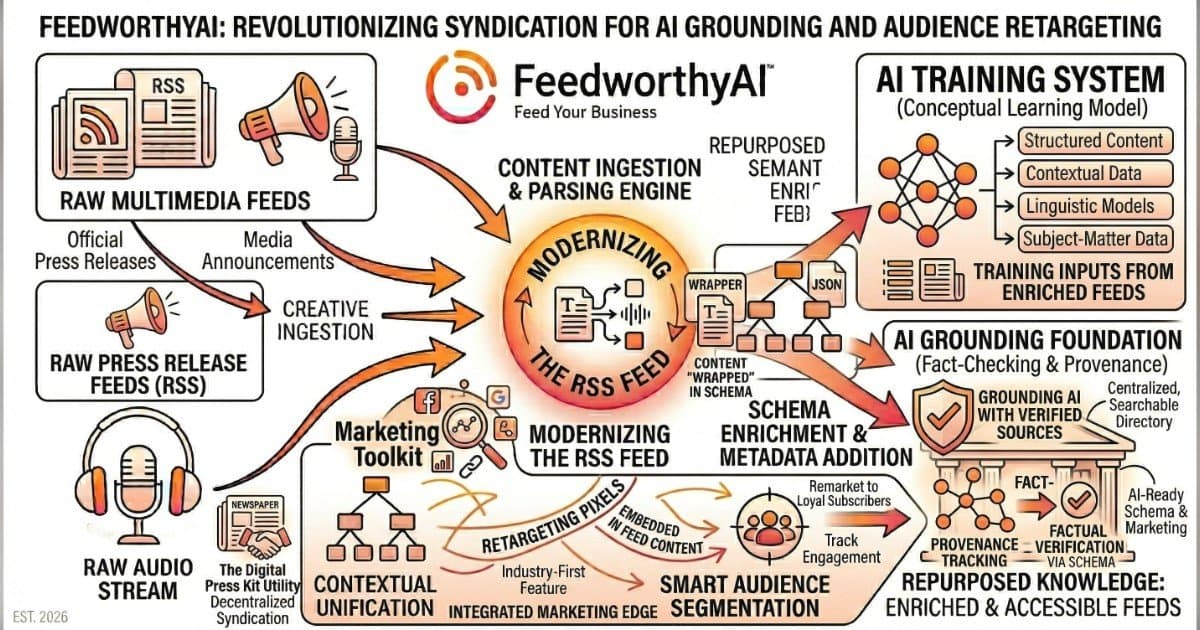 FeedworthyAI startet mit Modernisierung von RSS-Feeds für das KI-Zeitalter und bietet kostenlose Tools für Verlage
