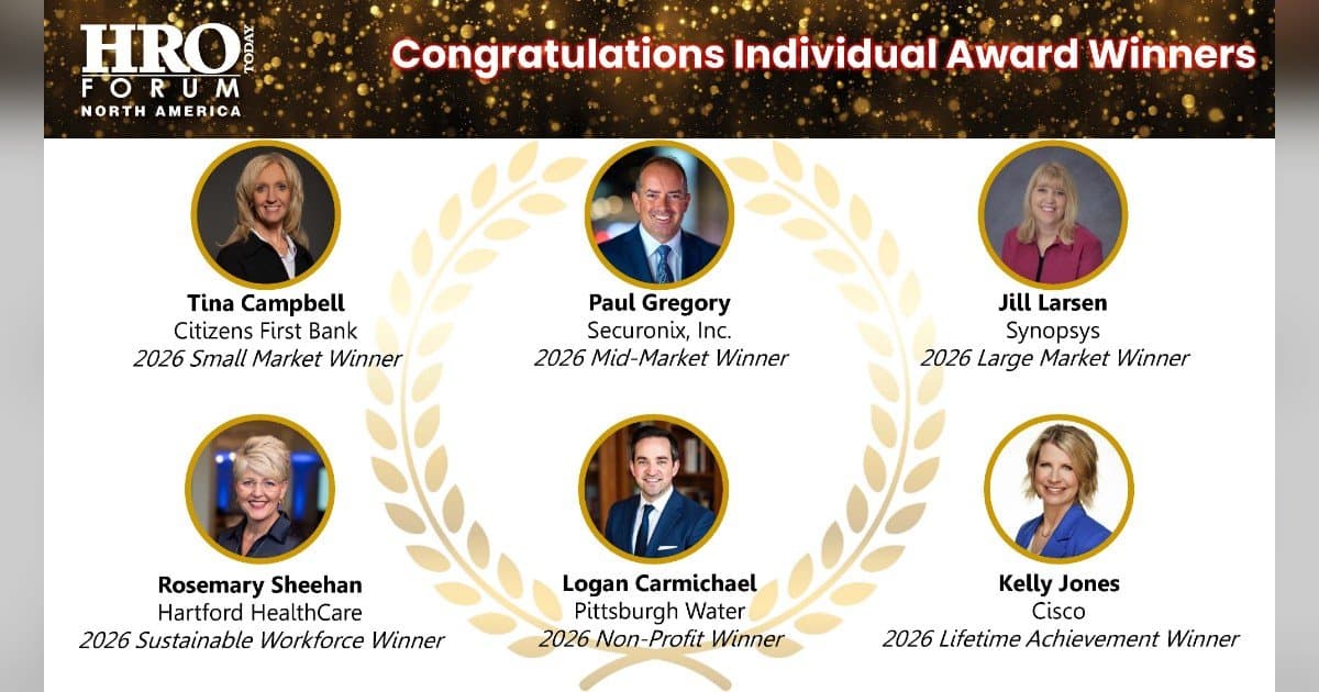 HRO Today zeichnet Gewinner der CHRO of the Year Awards 2026 auf dem Nordamerika-Forum aus