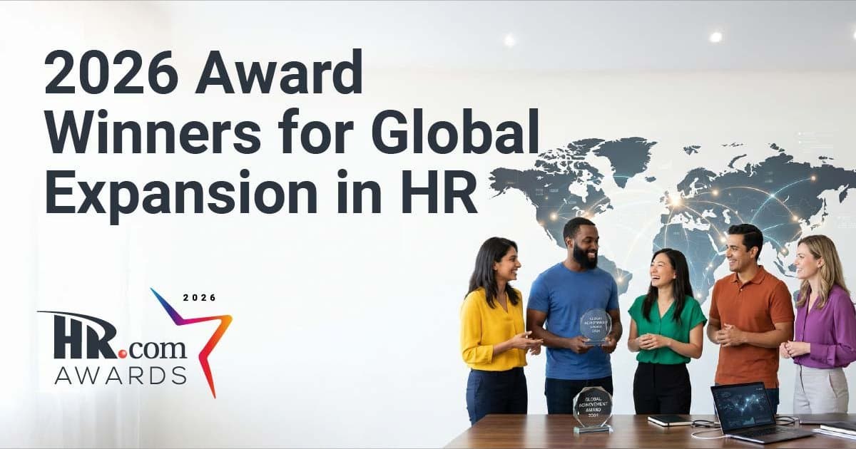 HR.com gibt Gewinner der Global Expansion in HR Awards 2026 bekannt