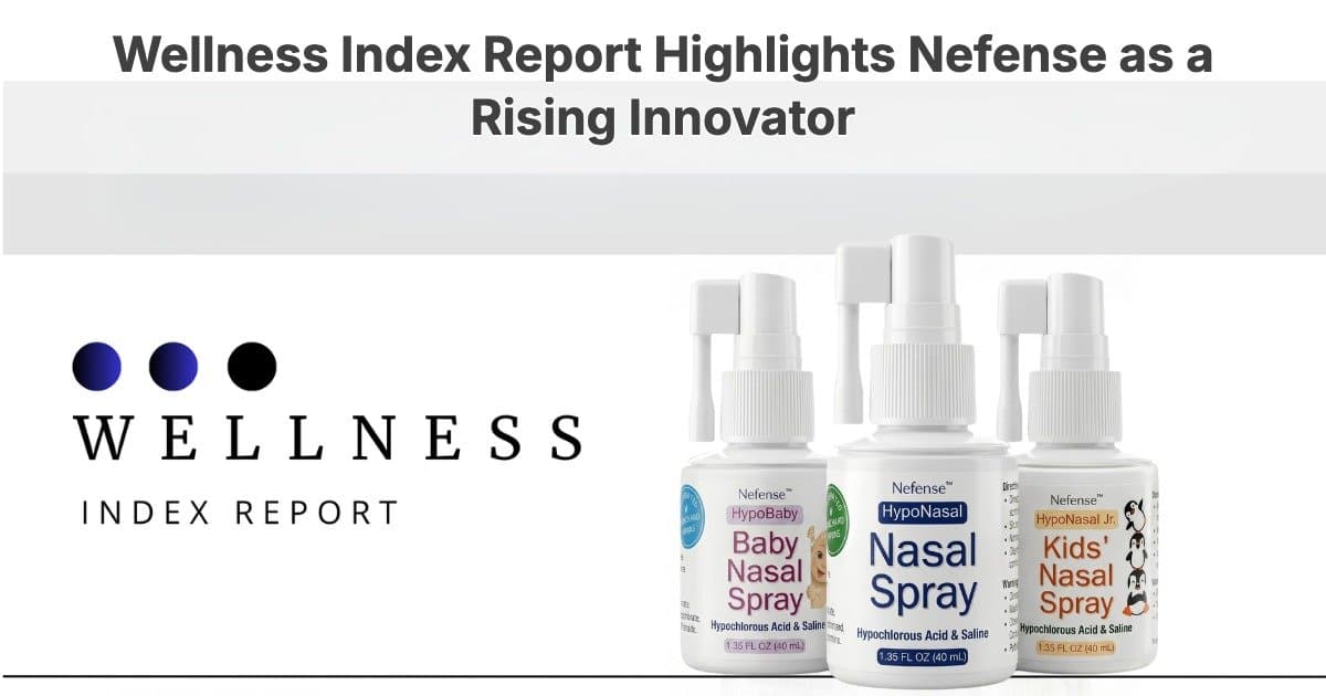 Wellness Index Report ernennt Nefense zum Vorreiter in der Nasengesundheits-Innovation