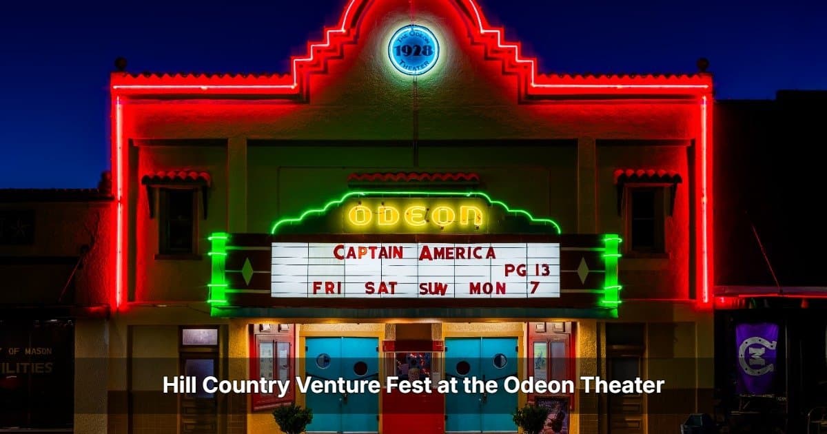 Hill Country Venture Fest veranstaltet Studenten-Pitch-Night im historischen Odeon Theater