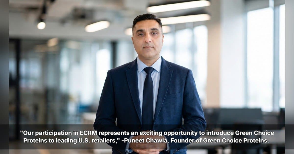 Green Choice Proteins präsentiert australische Pflanzen-Nahrung auf ECRM-Treffen
