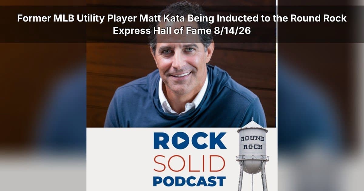 Ehemaliger MLB-Utility-Spieler Matt Kata spricht über Vielseitigkeit, mentale Widerstandsfähigkeit und Coaching-Philosophie im Rock Solid Podcast