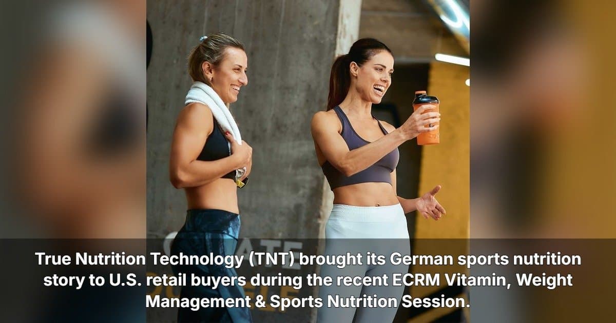 TNT bringt deutsche Sportnahrungsmarke auf der ECRM zu US-Einzelhändlern